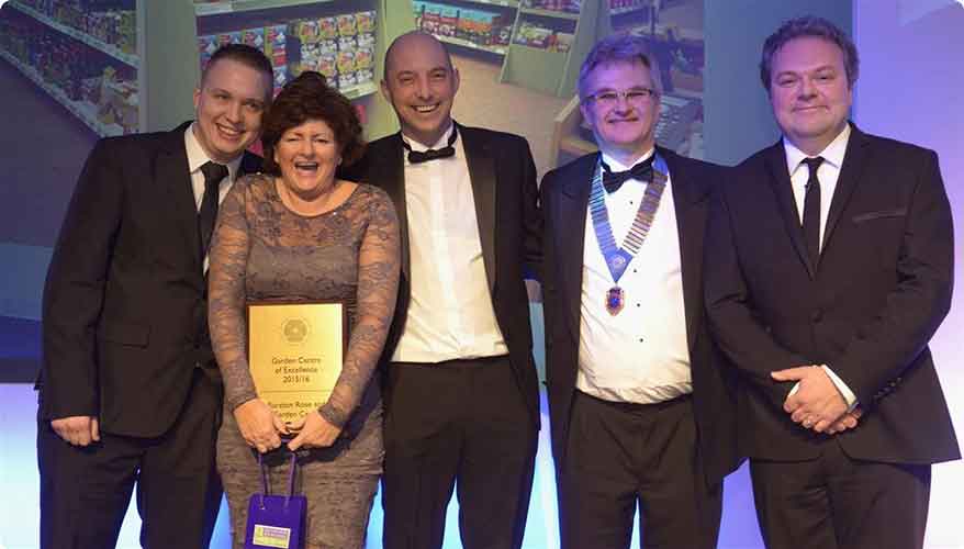 Burston Garden Centre at the Garden Centre Association's (GCA) Annual Awards