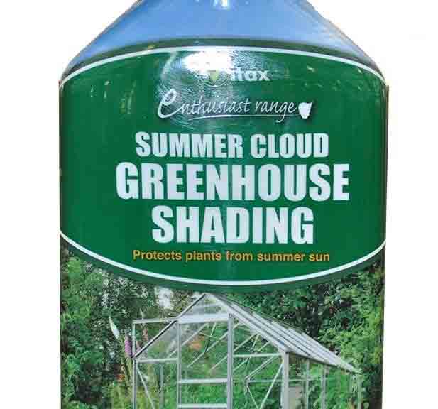 June jobs for the garden - greenhouse shading