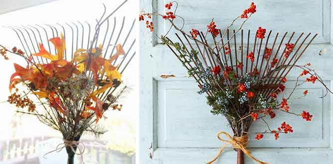 Rake Collage - Autumn Garden Inspiration 