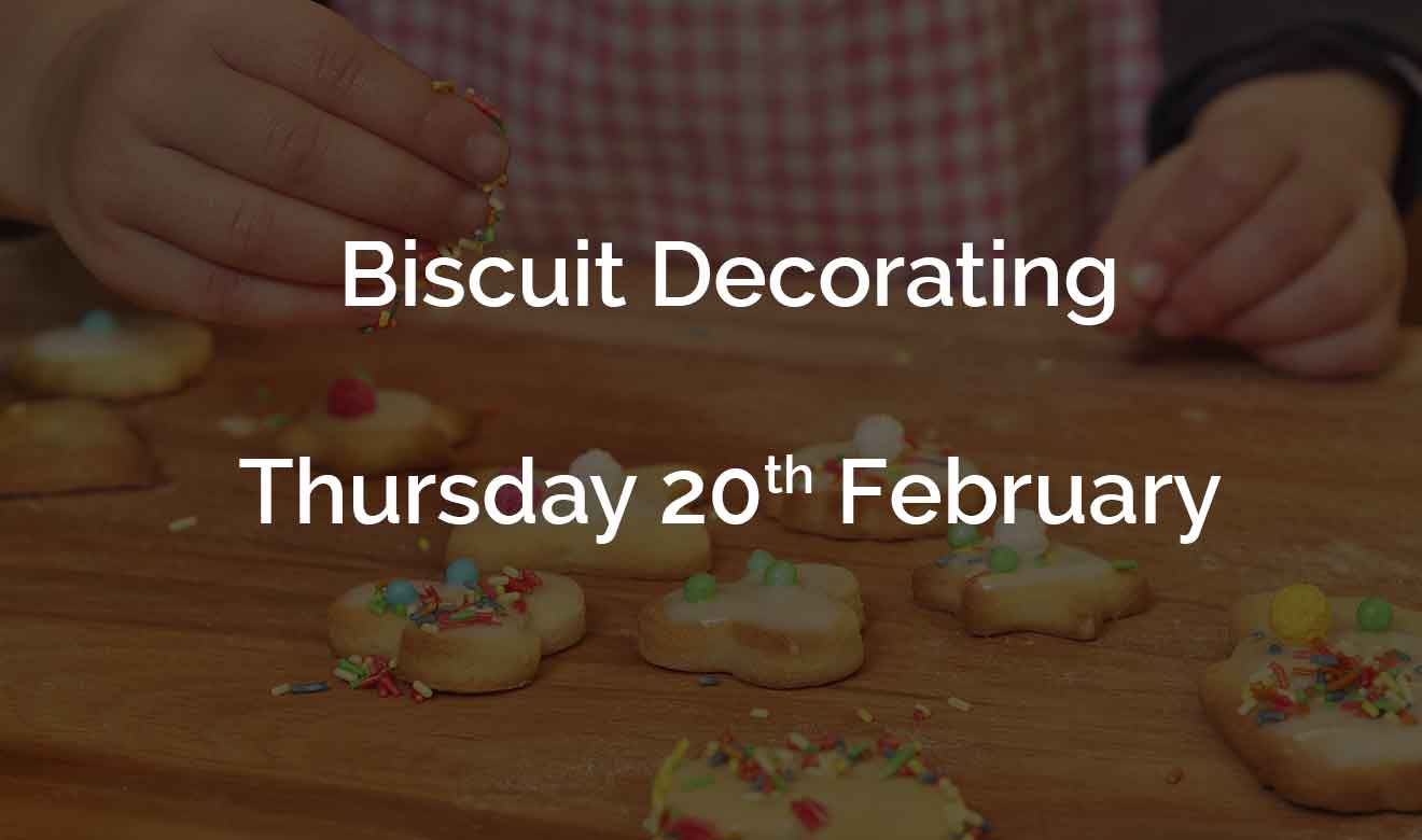 Decorate biscuits at Burston