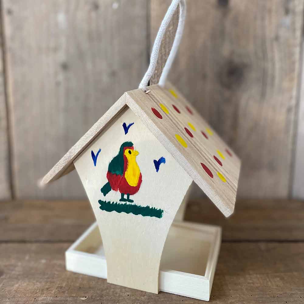 Paint a bird feeder with Burston Garden Centre Paint a bird feeder with Burston Garden Centre
